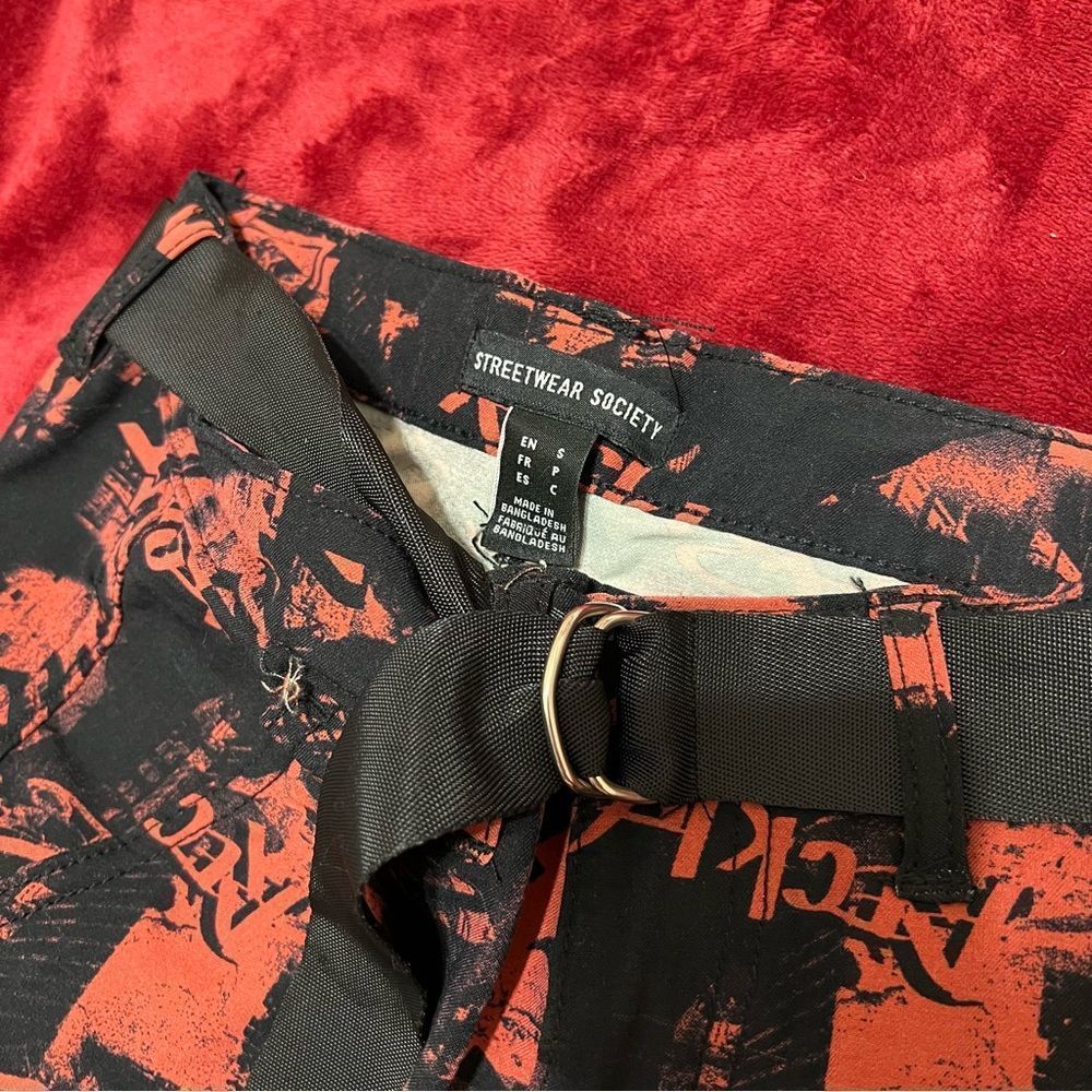 Belted cargo pants